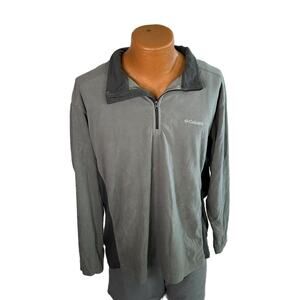 Columbia Men’s Gray Fleece Jacket, Size XXL, Pre-owned